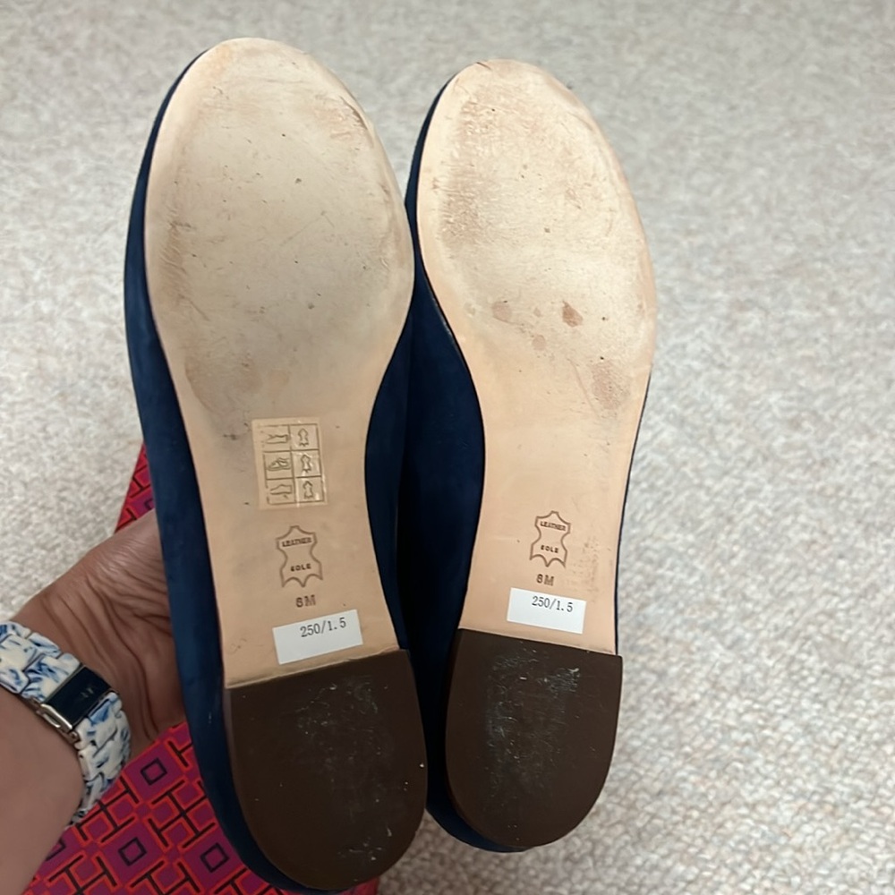 Tory Burch Logo Charm Ballet Flats - Picture 13 of 14